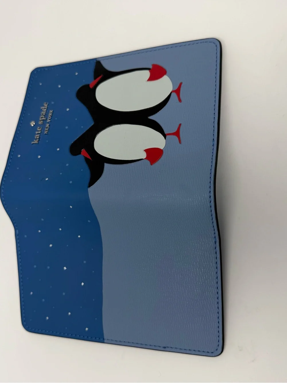 Kate Spade New York Penguin Starry Night Passport ID Holder